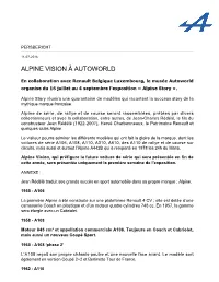 Alpine Vision À Autoworld