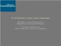 An Introduction to Image Analysis Using Imagej