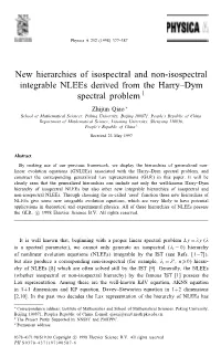 New Hierarchies of Isospectral and Non-Isospectral Integrable Nlees