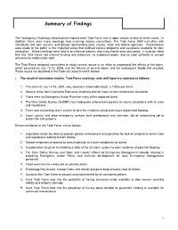 Summary of Findings