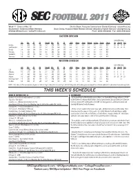 Week 11 SEC Release (2011)
