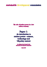 An Introduction to Nuclear Power – Science, Technology and UK