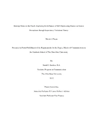 Exploring the Influence of Self-Deprecating Humor on Source