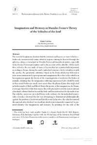 Imagination and Memory in Marsilio Ficino's Theory of the Vehicles Of