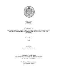 Master's Thesis Geography Geoinformatics