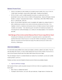 National Firearm Trigger Guard Facts