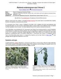 Ralstonia Solanacearum Race 3 Biovar 2 Original�Webpage�(See�Link� At�The�End�Of�The�Document) 