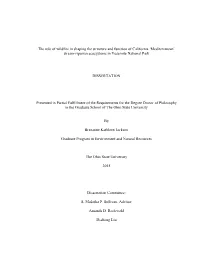 The Role of Wildfire in Shaping the Structure and Function of California ‘Mediterranean’ Stream-Riparian Ecosystems in Yosemite National Park