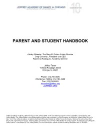 2020-2021 Parent & Student Handbook