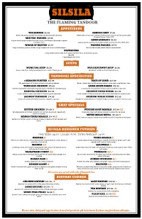 Copy of SILSILA MENU