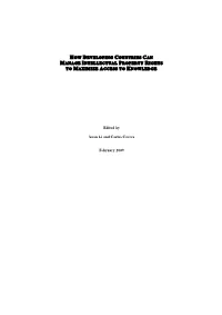 How Developing Countries Can Manage Intellectual Property Rights to Maximize Access to Knowledge
