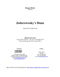 Jodorowosky's Dune