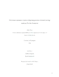 Performance Assessment of Point-Of-Dispensing Practices of Donated Oncology Medicines: the Max Foundation