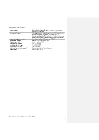 Annual Project Report Template