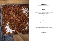 Breakfast Minimum Order 10 Portions
