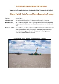 Lake Torrens Murdie Exploration Program