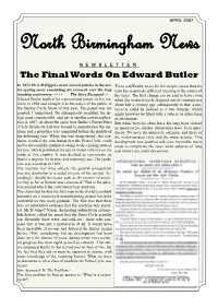 Newsletter Apr 2007
