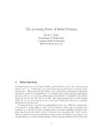 The Learning Power of Belief Revision