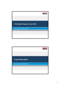 CFS Retail Property Trust (CFX)