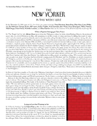 In This Week's Issue