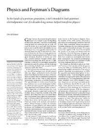 Physics and Feynman's Diagrams