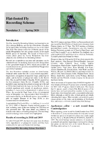 Flat-Footed Fly Newsletter 3