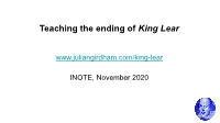 Teaching the Ending of King Lear