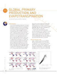GLOBAL PRIMARY PRODUCTION and EVAPOTRANSPIRATION by Steven W