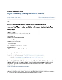 &lt;I&gt;Marisa Cornuarietis&lt;/I&gt;? Part I: Intra- and Inter-Laboratory Variabi