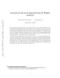 Lectures on the Local Semicircle Law for Wigner Matrices