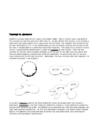 Topology Vs. Geometry