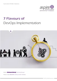 7 Flavours of Devops Implementation.Cdr
