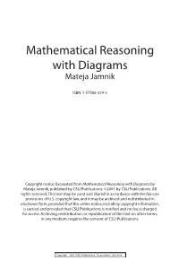 Mathematical Reasoning with Diagrams Mateja Jamnik