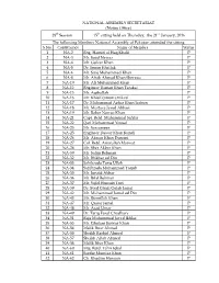 S.No. Contituency Name of Member Status 1 NA-2 Eng. Hamid Ul Haq Khalil P 2 NA-3 Mr