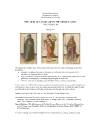 The Arts of Language in the Middle Ages: the Trivium