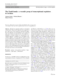 A Versatile Group of Transcriptional Regulators in Archaea