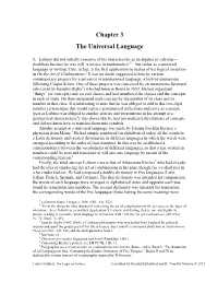 Chapter 3 the Universal Language
