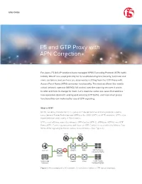 F5 and GTP Proxy with APN Correction