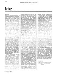 Letters to the Editor