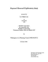 Regional Monorail Exploratory Study