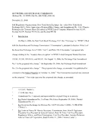 Order Approving a Proposed Rule Change and Amendments No. 1