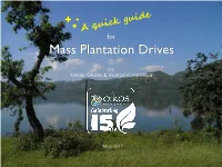 A Quick Guide for Selection of Tree Species for Mass