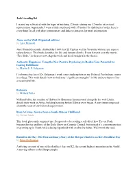 Josh's Reading List