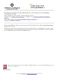 The Functional Genomics of Inbreeding Depression: a New Approach to an Old Problem Author(S): Ken N