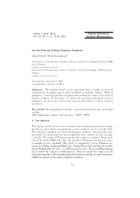 Selçuk J. Appl. Math. Selçuk Journal of Vol. 12. No. 2. Pp. 71-80, 2011 Applied Mathematics