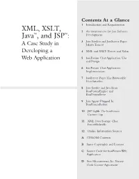 XML, XSLT, Java™, and JSP™