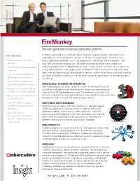 Firemonkey the Next Generation Business Application Platform
