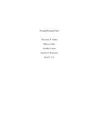 Treating Prolonged Grief. In
