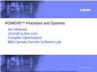 IBM Power Roadmap