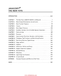 Javascript the New Toys
